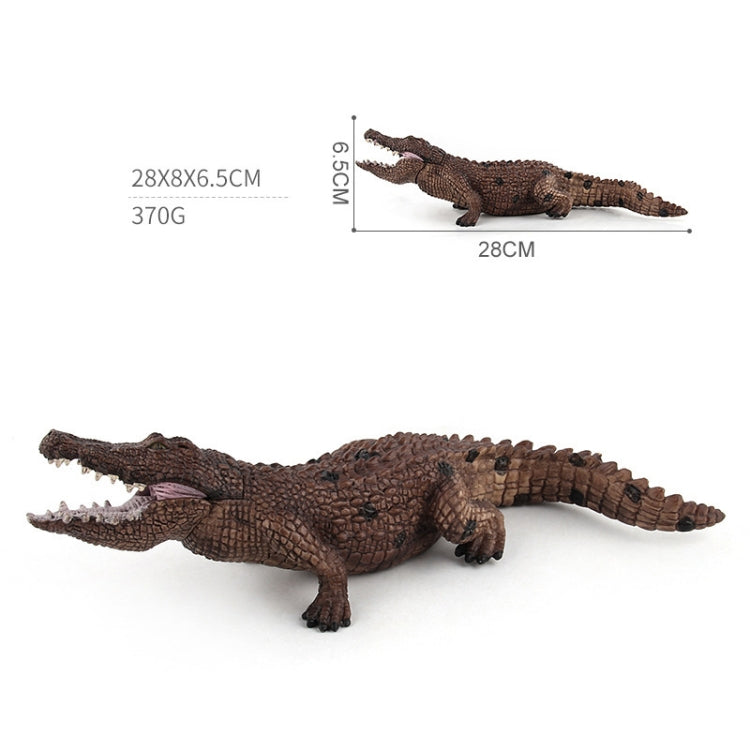 Simulation Crocodile Model PVC Wild Animal Static Decoration Toy — LX829