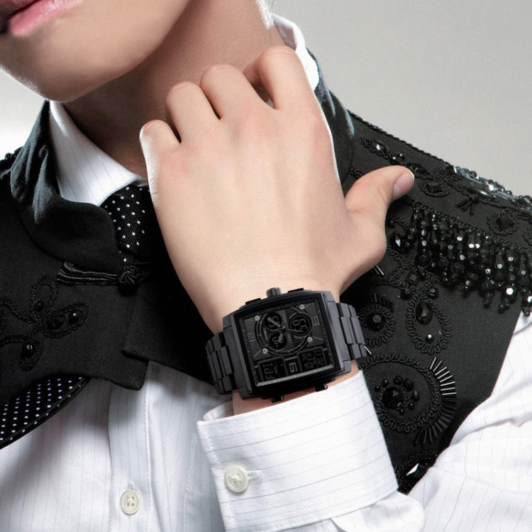 SKMEI 1274 Men Fashion Electronic Watch Multifunctional Outdoor Sports Watch
