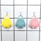 Household Massage Shampoo Multifunctional Silicone Cat Claw Bath Brush — Blue