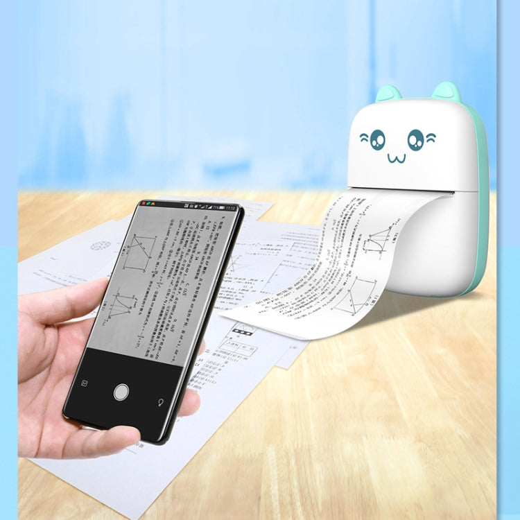 Portable Mini Thermal Printer Bluetooth Photo Printer Student Homework Mistakes Collections Printer — C9 Mini Thermal Printer