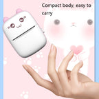 Portable Mini Thermal Printer Bluetooth Photo Printer Student Homework Mistakes Collections Printer — view 5