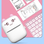 Portable Mini Thermal Printer Bluetooth Photo Printer Student Homework Mistakes Collections Printer — view 6
