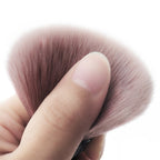 Single Small Waist Makeup Brush Nail Powder Dust Blush Loose Powder Brush, Specification: Pink Green Gradient Rod