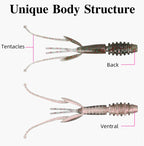 12 in 1 Salted Shrimp Type Fishy Lure Soft Bait Soft