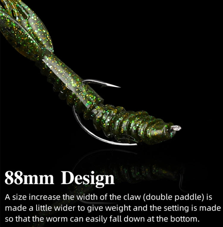 12 in 1 Salted Shrimp Type Fishy Lure Soft Bait Soft