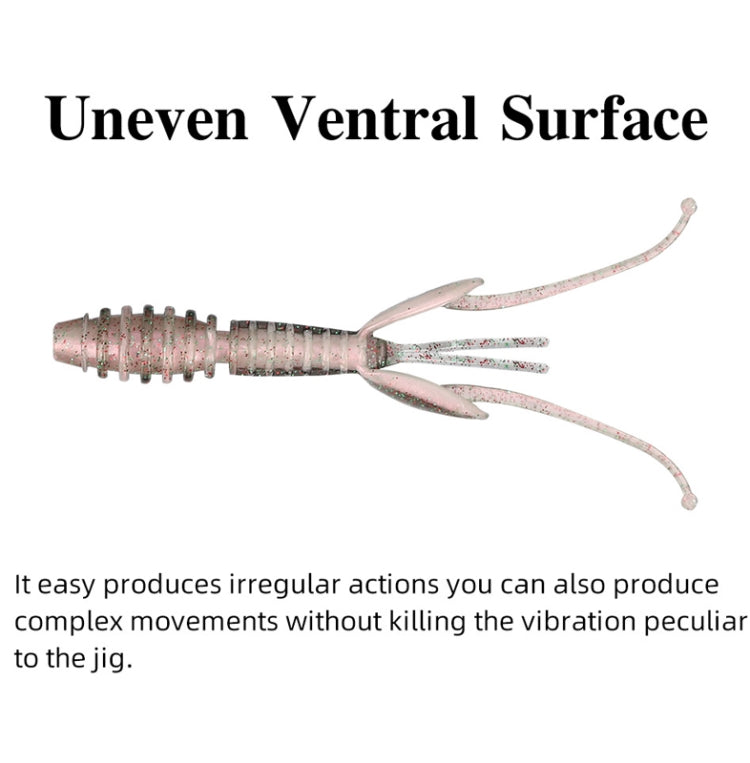 12 in 1 Salted Shrimp Type Fishy Lure Soft Bait Soft
