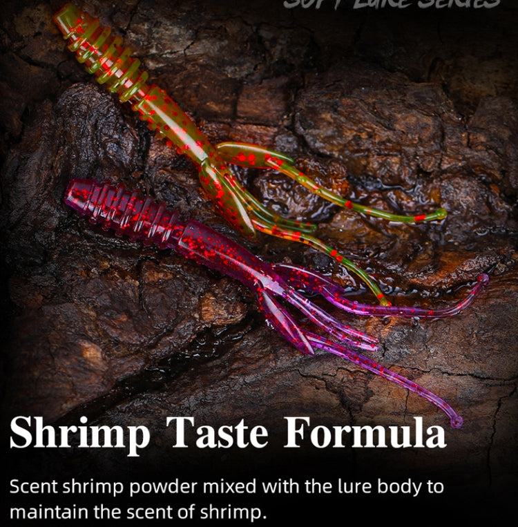 12 in 1 Salted Shrimp Type Fishy Lure Soft Bait Soft