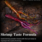 12 in 1 Salted Shrimp Type Fishy Lure Soft Bait Soft