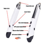PR-08 1600DPI 6 Keys 2.4G Wireless Electronic Whiteboard Pen Multi-Function Pen Mouse PPT Flip Pen