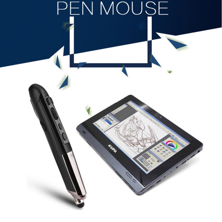 PR-08 1600DPI 6 Keys 2.4G Wireless Electronic Whiteboard Pen Multi-Function Pen Mouse PPT Flip Pen