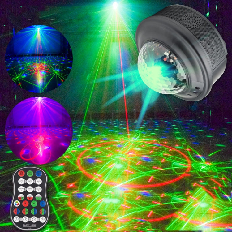 10W Mini Laser Light Magic Ball Projector Light Sound Control Flash Stage Light