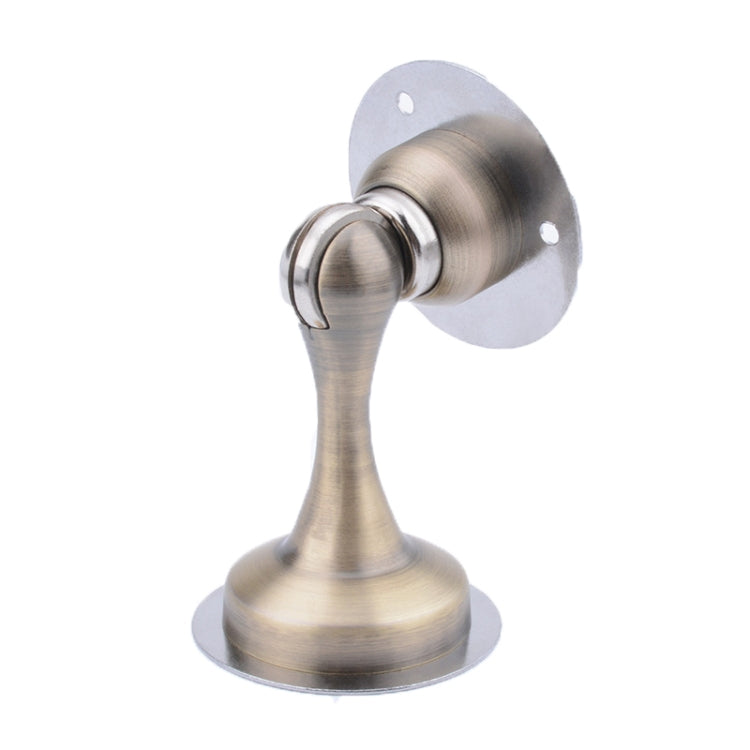 Punch-Free Stainless Steel Thickened Strong Magnetic Door Stopper — Green Bronze