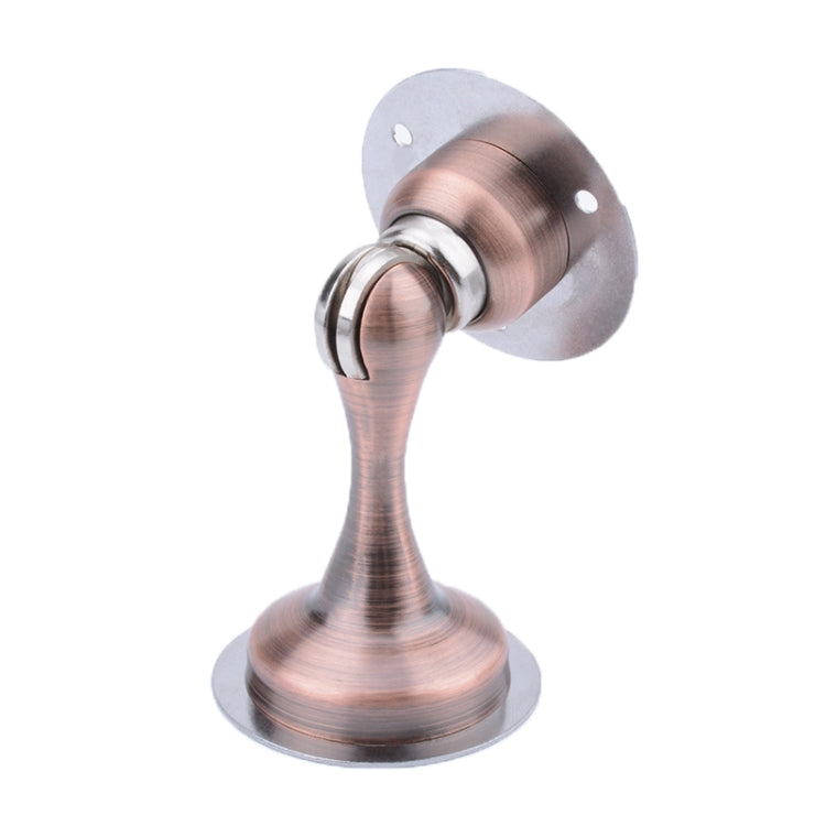 Punch-Free Stainless Steel Thickened Strong Magnetic Door Stopper — Red Bronze
