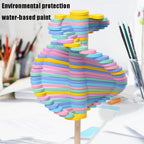 KBX-001 Rotating Decompression Stick Children Wooden Toys — view 6