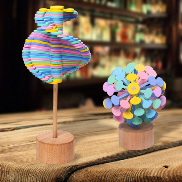 KBX-001 Rotating Decompression Stick Children Wooden Toys — view 8