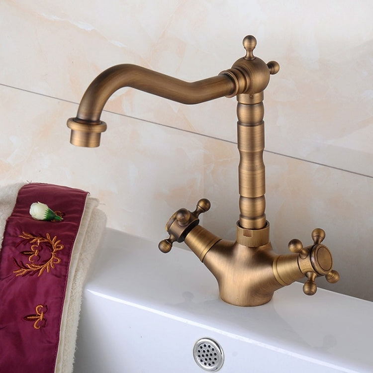 Single Hole Hot And Cold Copper Faucet, Basin Rotatable Faucet
