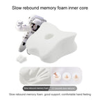 Memory Foam Pregnant Woman Leg Pads Adult Knee Beauty Leg Memory Pillow — Pure White Jacquard