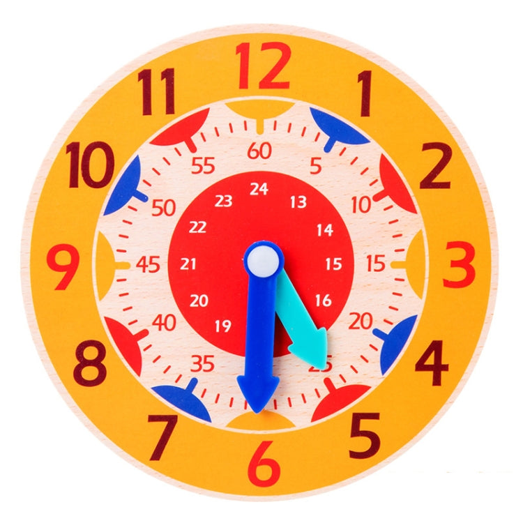KBX-974 5 PCS Time Cognition Digital Clock Children Early Education Toy — Green