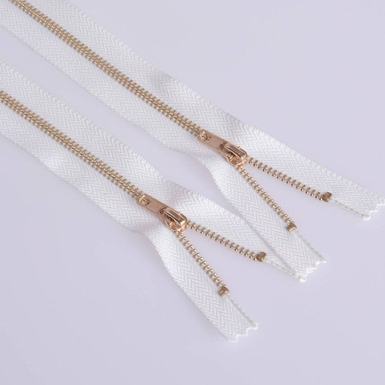 100 PCS No.3 Metal Copper Zipper Pants Placket Zipper