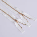 100 PCS No.3 Metal Copper Zipper Pants Placket Zipper