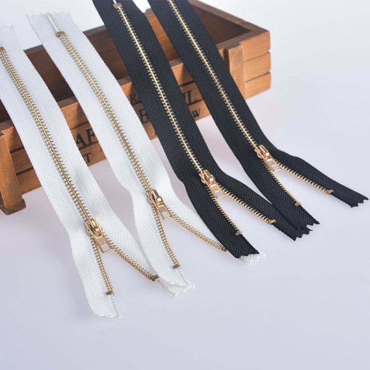 100 PCS No.3 Metal Copper Zipper Pants Placket Zipper