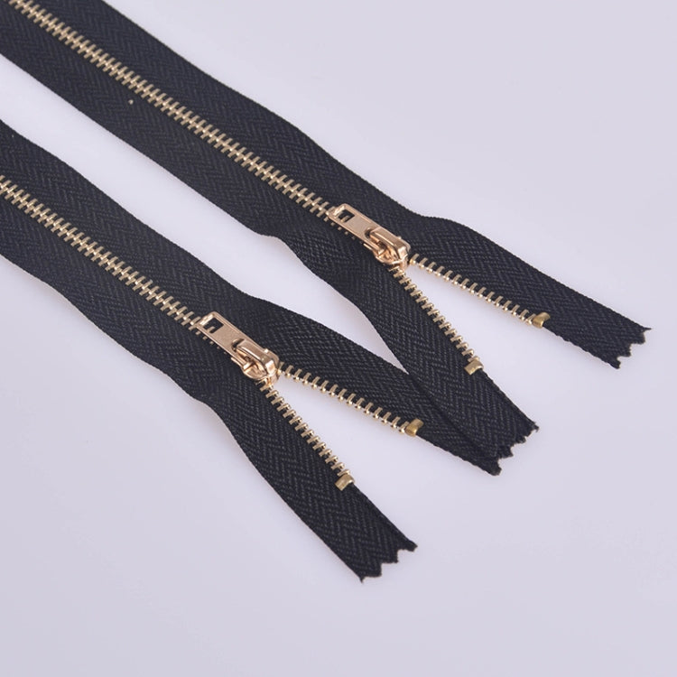 100 PCS No.3 Metal Copper Zipper Pants Placket Zipper