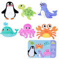 DUOQU Children Early Education Picture Puzzle Toy Box Set