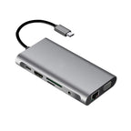 Type-C Multi-Function Docking Station PD Fast Charging HUB, 10 in 1