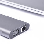 Type-C Multi-Function Docking Station PD Fast Charging HUB, 10 in 1
