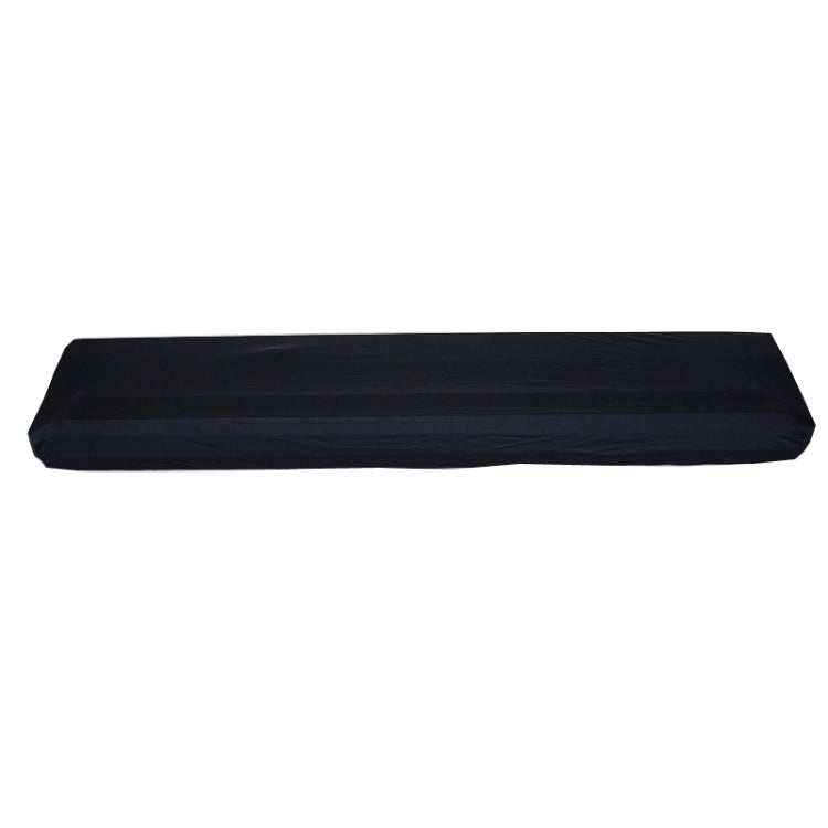 Water-Repellent Opening Electronic Keyboard Cover Polyester Dust Cover Drawstring Keyboard Instrument Cover, Size: 61 Keys Black 98x42x21cm
