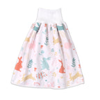 Baby Water-Proof And Leak-Proof Cloth Diapers Children Washable Cotton Cloth Bed-Wetting Skirt Pants
