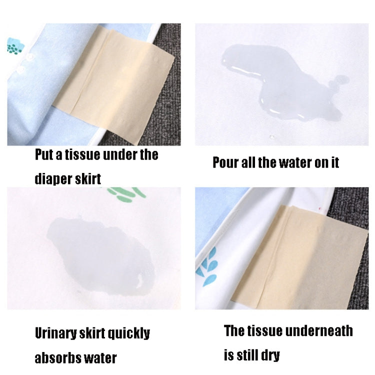 Baby Water-Proof And Leak-Proof Cloth Diapers Children Washable Cotton Cloth Bed-Wetting Skirt Pants