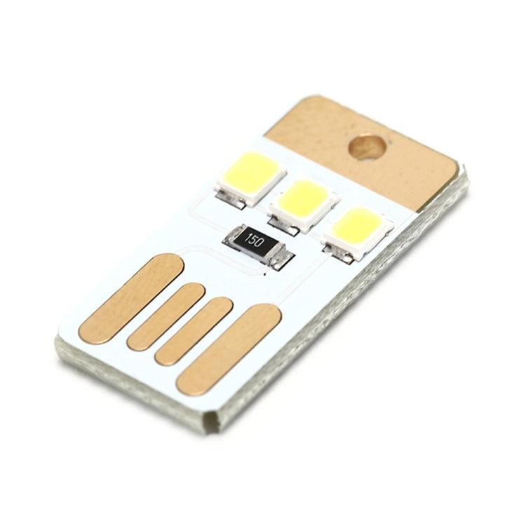 10 PCS Mini Pocket Card USB Power Keychain LED Night Light — view 9
