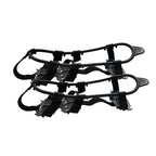 Outdoor 24-Tooth Reinforced Crampons Non-Slip Shoe Covers Snow Claws Winter Hiking Shoes Spikes Chain, Size: L (40-45)