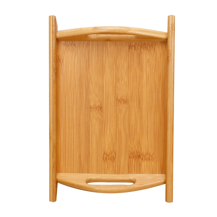 Bamboo Binaural Tea Set Tray Bread Display Tray — 36.5x26.5cm
