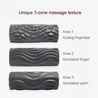 Three-zone Vibration Electric Muscle Relaxation Roller Vibration Massage Yoga Column Foam Roller