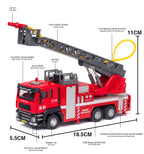 Jiaye Simulation Alloy 1:50 Scale Engineering Car Model Children Toy Car — Ladder Car