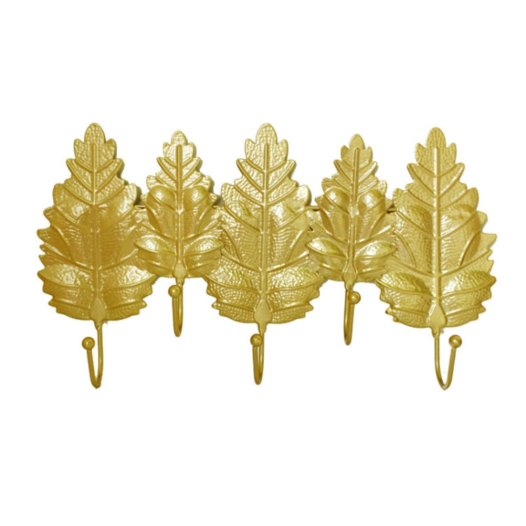 Golden Leaf Hooks Perforated Coat Hooks — Type C