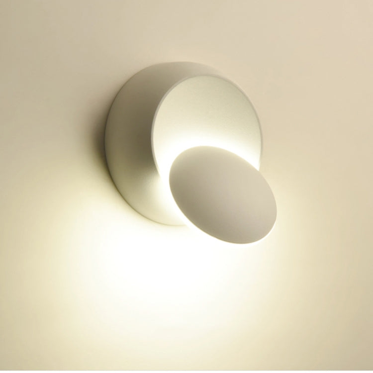 LED Wall Lamp 360 Degree Rotation Adjustable Bedside Light White Black Creative Wall Lamp Black Modern Aisle Round Lamp, Color Temperature:White/White, Color Temperature:White/Black, Color Temperature:Warm White/White, Color Temperature:Warm White/Blac... — view 6