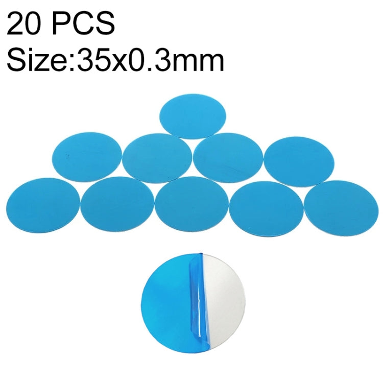 20 PCS Metal Plate Disk Iron Sheet For Magnetic Car Phone Stand Holder — view 9