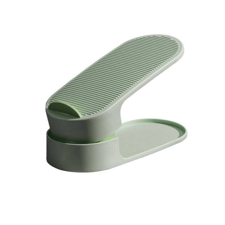 Shoe Cabinet Storage Double Adjustable Shoe Rack — Green