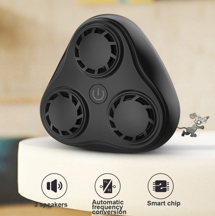 BG310 3-Horn Ultrasonic Automatic Frequency Conversion Mouse Repeller/Insect Repellent/Mosquito Repellent