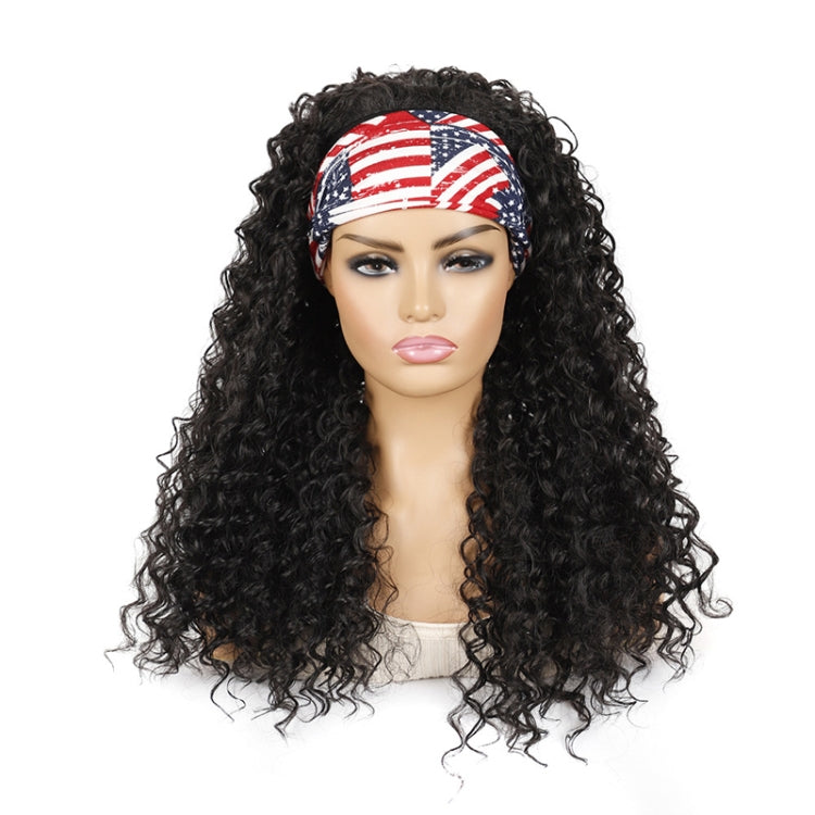Hairband Wig Headgear Volume Chemical Fiber Wig Headgear — Stars And Stripes Headband 1B#H