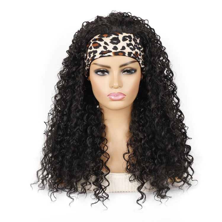 Hairband Wig Headgear Volume Chemical Fiber Wig Headgear — Leopard Headband 1B#G