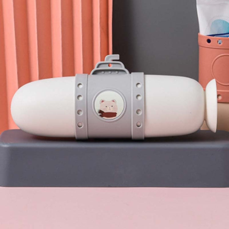 Submarine Travel Toothbrush Storage Box Portable Wash Cup — Pink