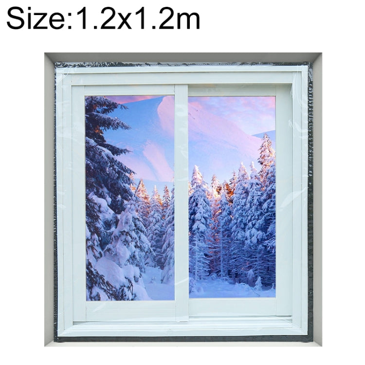 Window Windproof Warm Film Indoor Air Leakage Soundproof Double-Layer Insulation — 1.5x1.0M