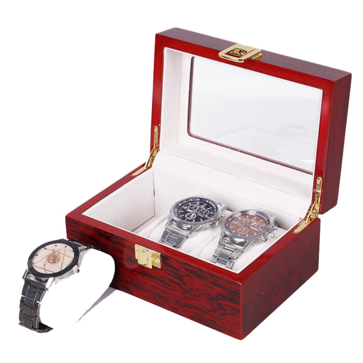 Wooden Baking Paint Watch Box Jewelry Storage Display Box — 2-bit Spray Paint