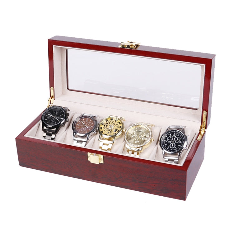 Wooden Baking Paint Watch Box Jewelry Storage Display Box — 3-bit Spray Paint
