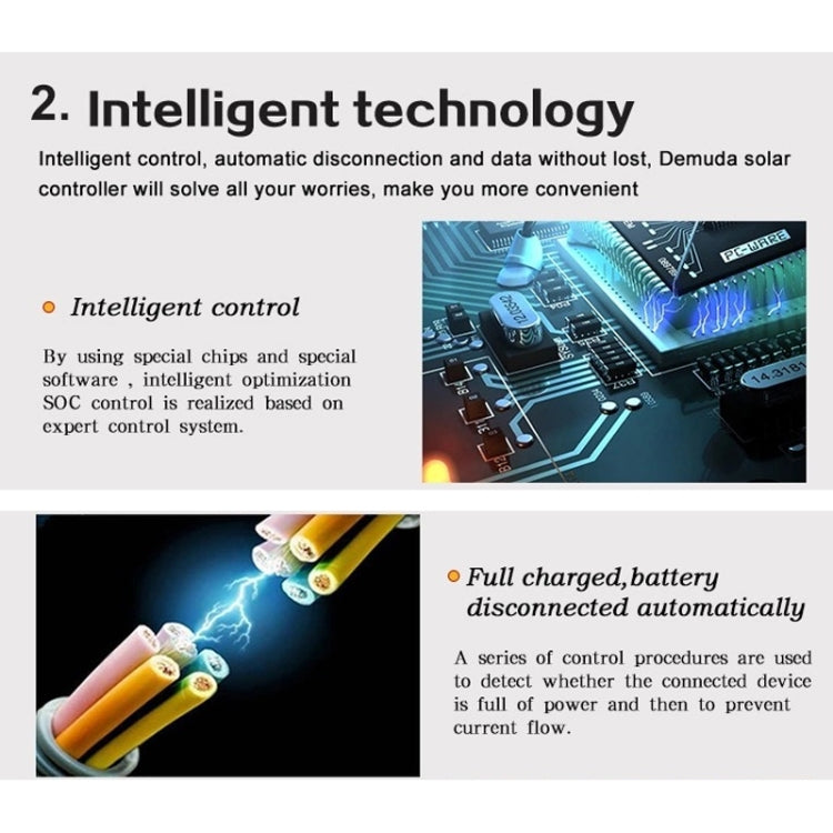 12V24V Simple Solar Controller Light Time Control Solar Charge And Discharge Controller With USB — view 7
