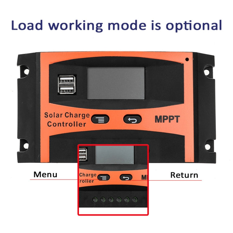 MPPT 12V/24V Automatic Identification Solar Controller With USB Output